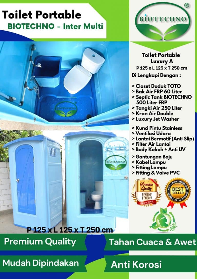 Toilet Portable, Jual Toilet Portable, Pabrik Wc Portable Termurah
